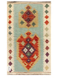 Maimana Afghanistan Kilim Rug - 96 x 58 cm - Handmade