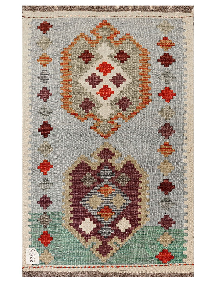 Maimana Afghanistan Kilim Rug - 101 x 64 cm - Handmade