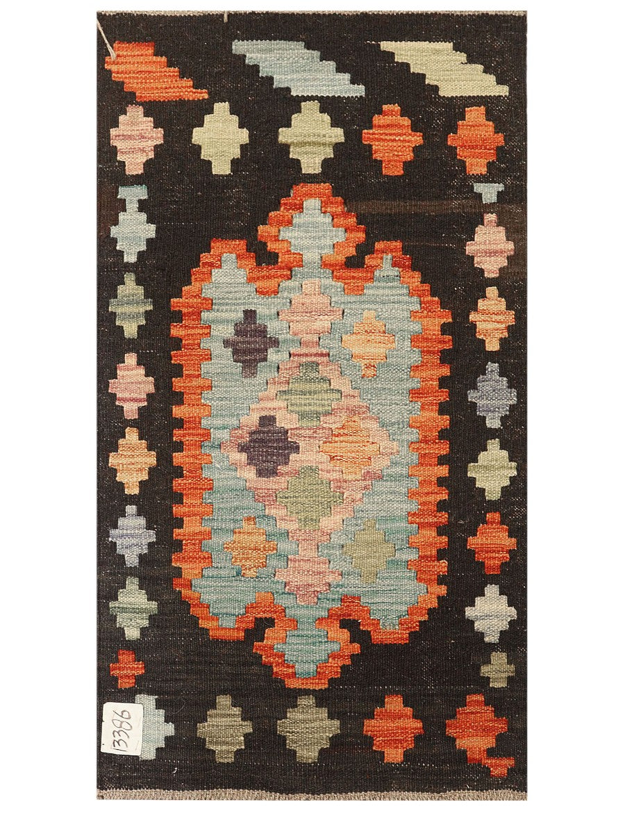 Maimana Afghanistan Kilim Rug - 90 x 49 cm - Handmade