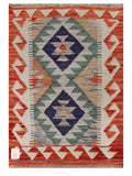 Maimana Afghanistan Kilim Rug - 86 x 60 cm - Handmade