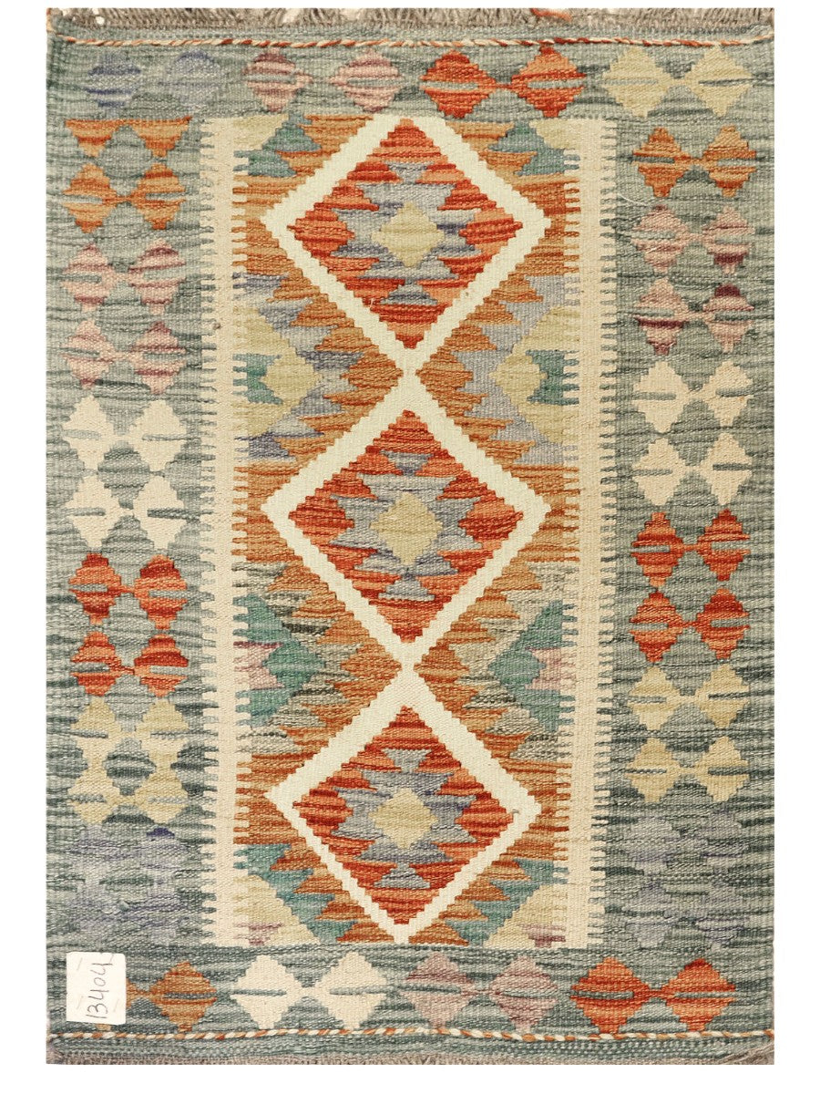 Maimana Afghanistan Kilim Rug - 87 x 60 cm - Handmade