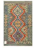 Maimana Afghanistan Kilim Rug - 96 x 61 cm - Handmade