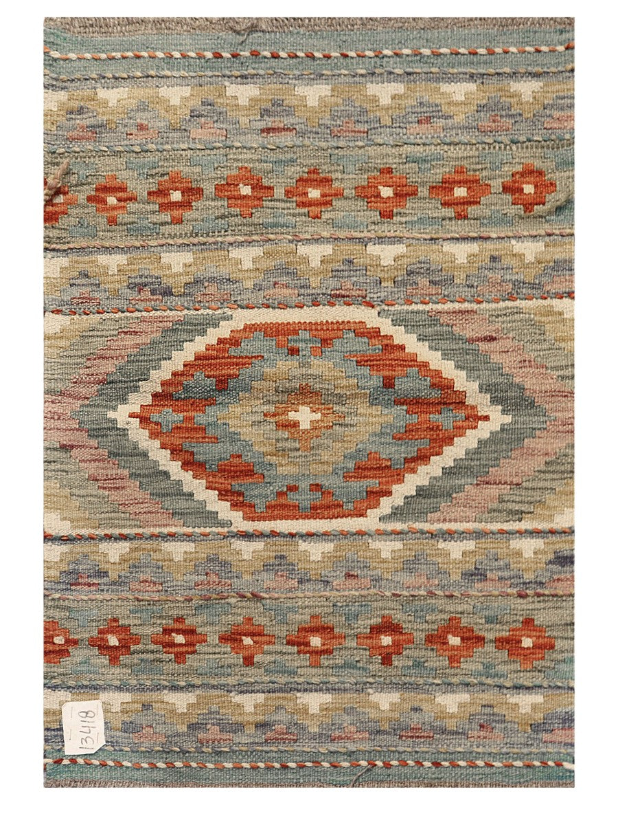 Maimana Afghanistan Kilim Rug - 84 x 58 cm - Handmade