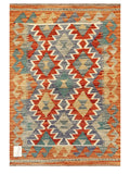 Maimana Afghanistan Kilim Rug - 89 x 61 cm - Handmade