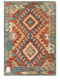 Maimana Afghanistan Kilim Rug - 90 x 63 cm - Handmade