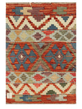 Maimana Afghanistan Kilim Rug - 90 x 62 cm - Handmade