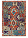 Maimana Afghanistan Kilim Rug - 137 x95 cm - Handmade