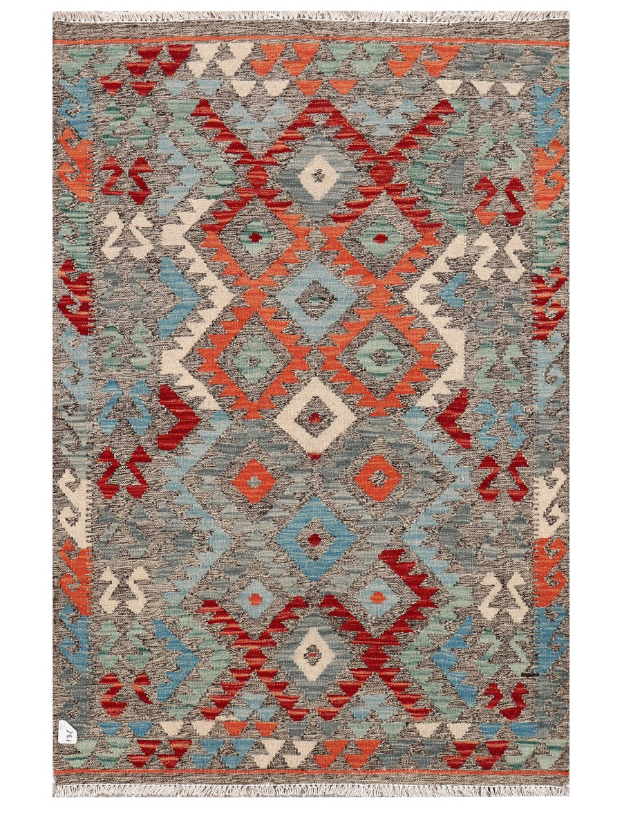 Maimana Afghanistan Kilim Rug - 152 x102 cm - Handmade
