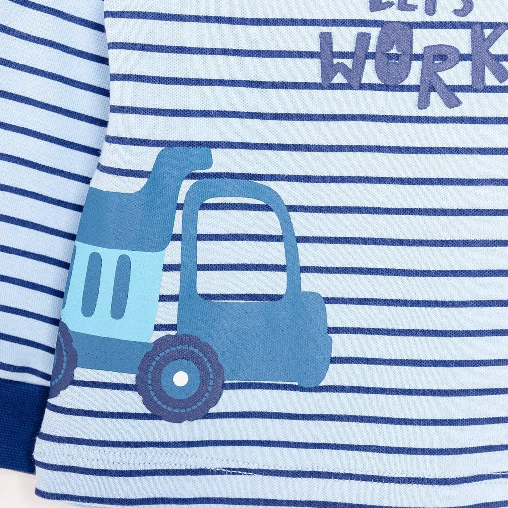 HelloBaby Baby Boy Long Sleeve Pyjamas Set - Dark Blue - Bobobiy