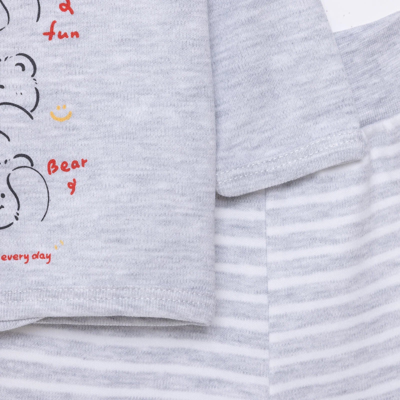 HelloBaby Newborn Body-Footed Bottom - Grey