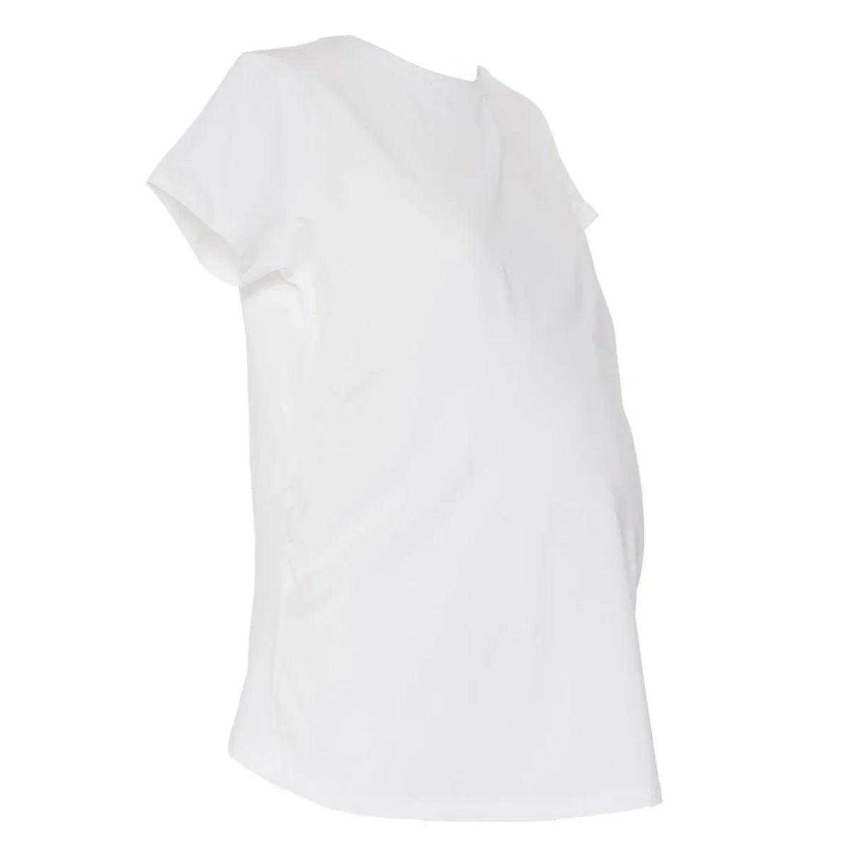 baby mom Mom Maternity Tshirt - White