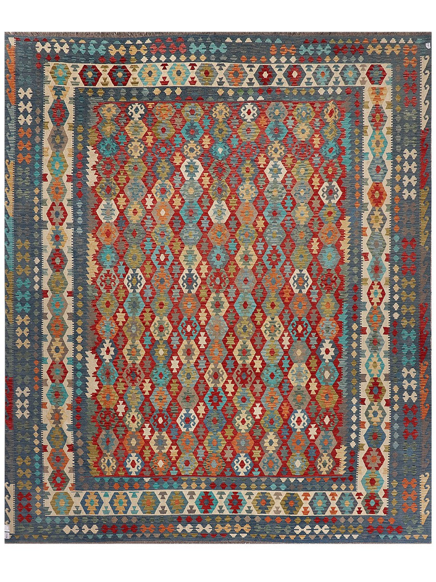 Maimana Afghanistan Kilim Rug - 497 x420 cm - Handmade