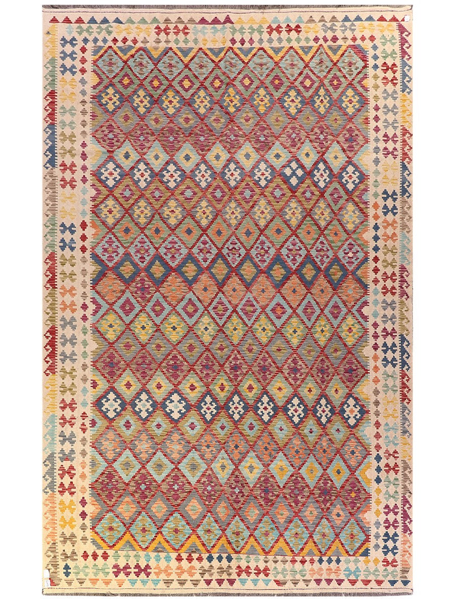 Maimana Afghanistan Kilim Rug - 488 x310 cm - Handmade