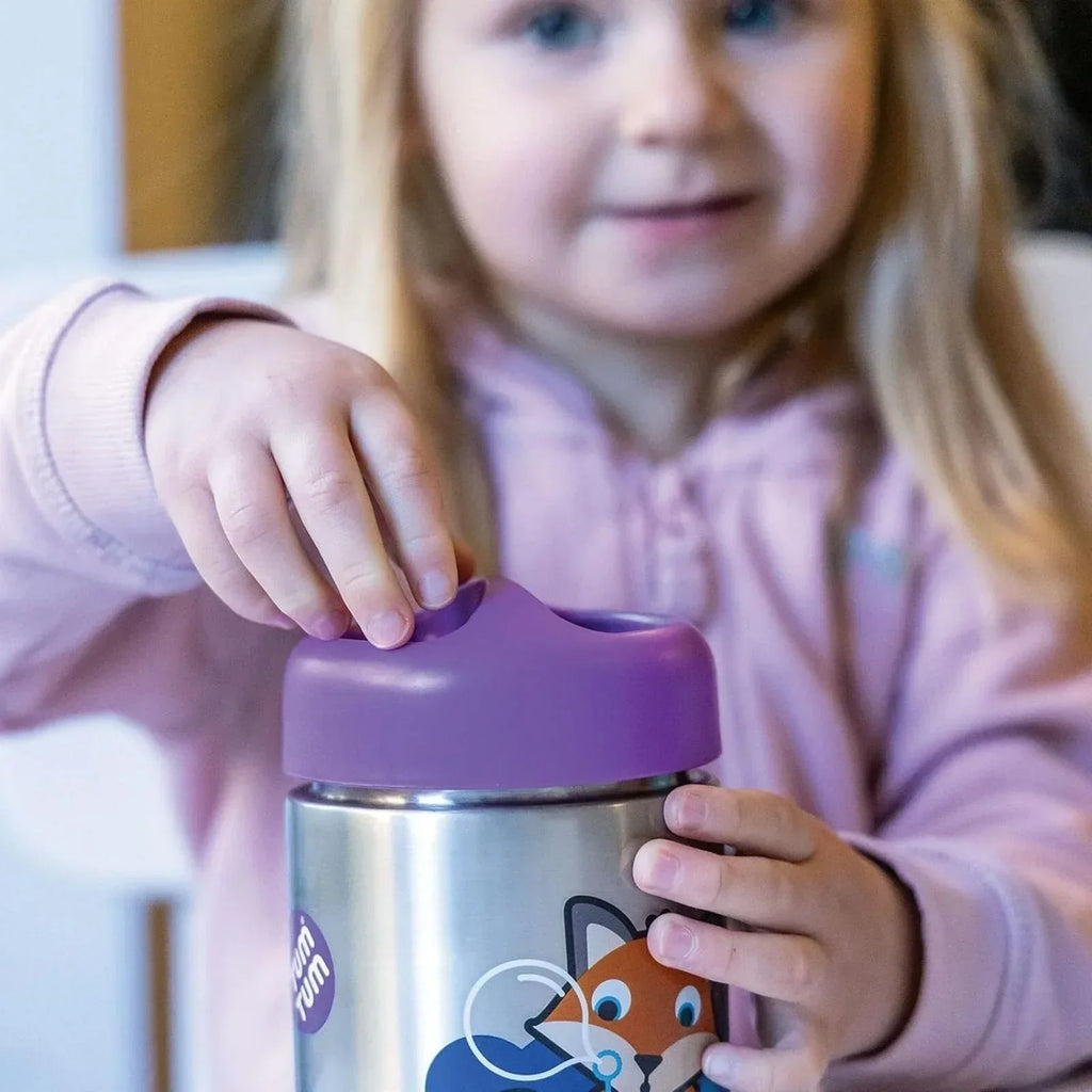 TUM TUM Thermal Food Flask with Magnetic Spork - Felicity Fox - Bobobiy