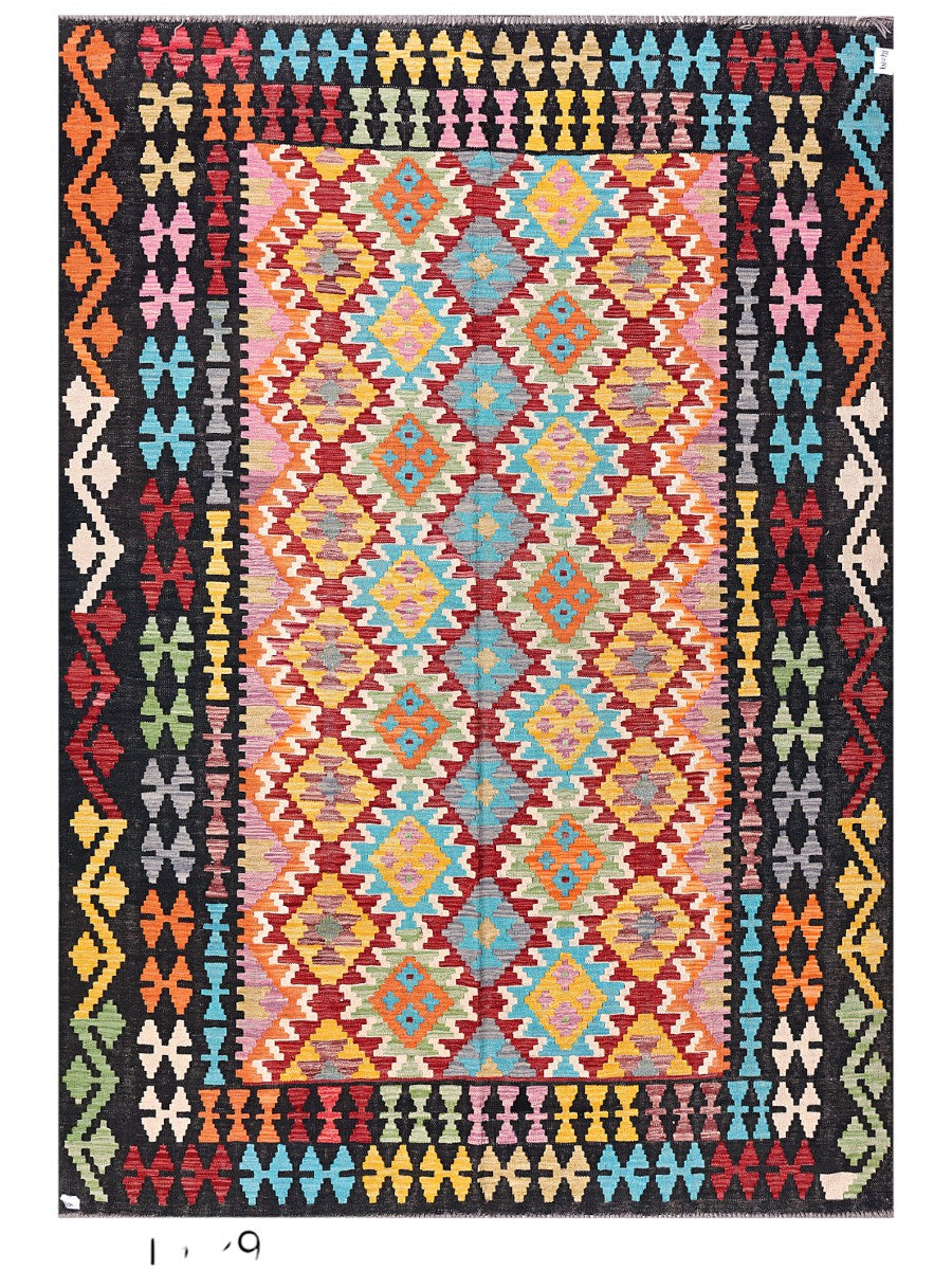 Maimana Afghanistan Kilim Rug - 290 x205 cm - Handmade