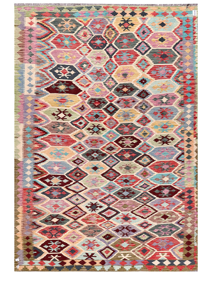 Maimana Afghanistan Kilim Rug - 290 x202 cm - Handmade