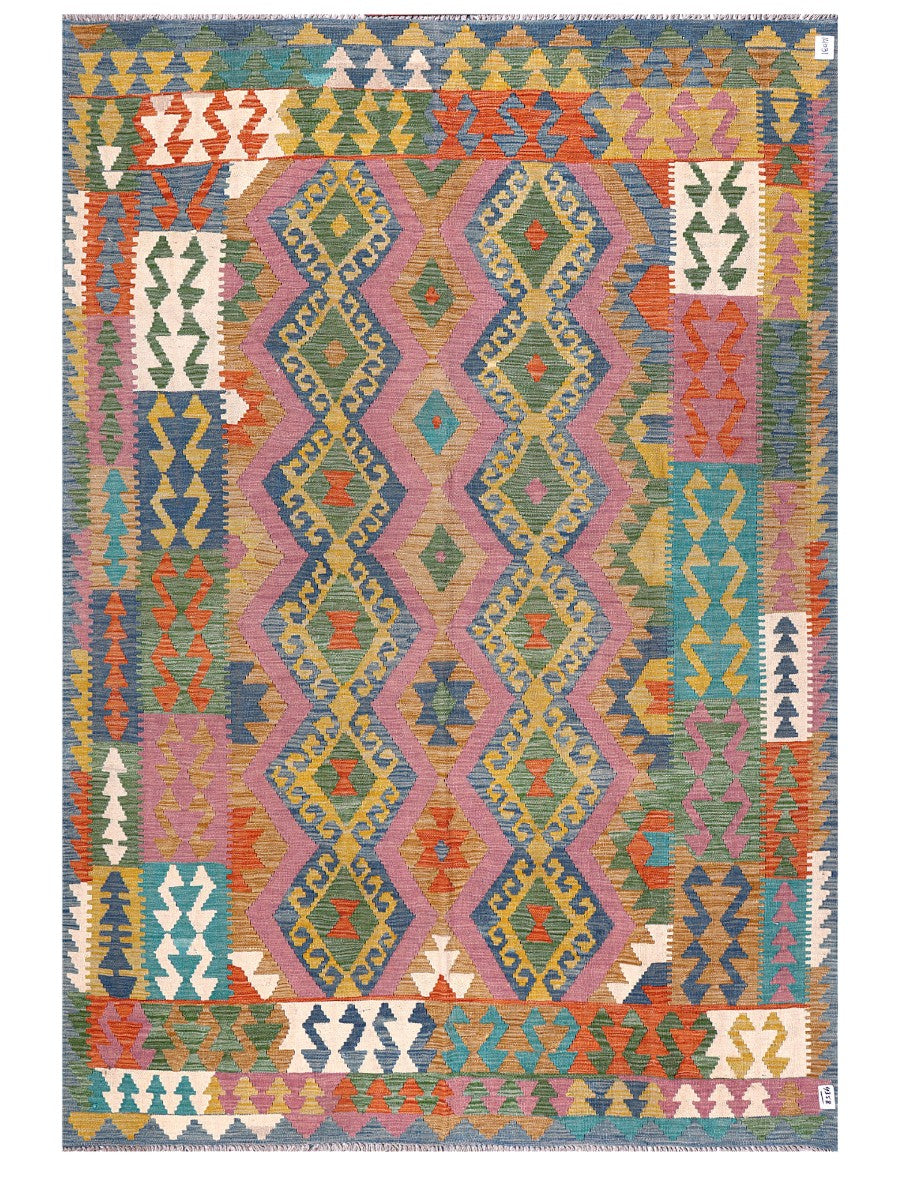 Maimana Afghanistan Kilim Rug - 294 x204 cm - Handmade