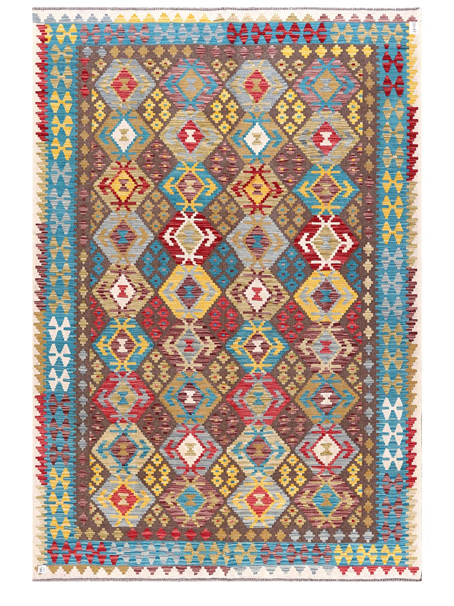 Maimana Afghanistan Kilim Rug - 297 x205 cm - Handmade