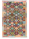 Maimana Afghanistan Kilim Rug - 291 x202 cm - Handmade