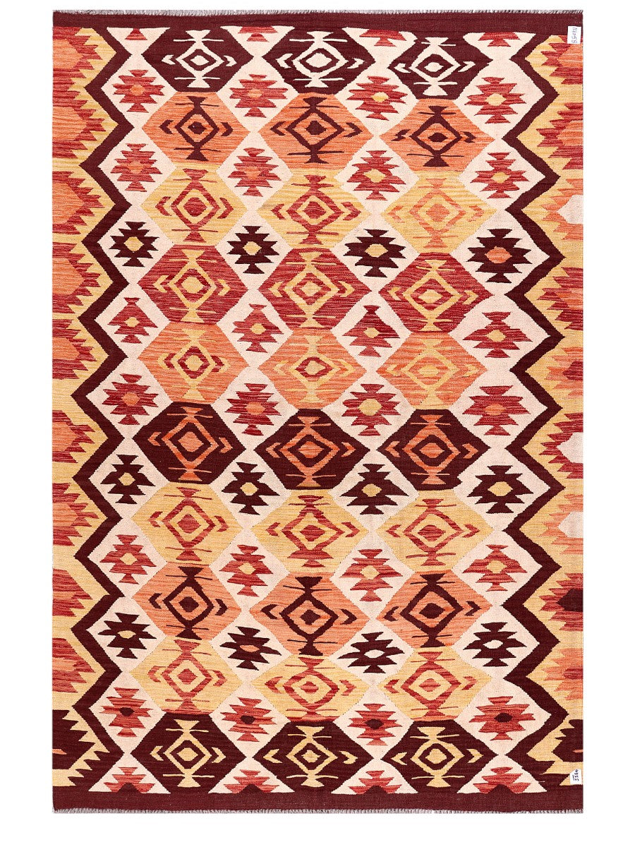 Maimana Afghanistan Kilim Rug - 290 x195 cm - Handmade
