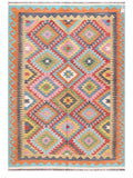 Maimana Afghanistan Kilim Rug - 246 x175 cm - Handmade