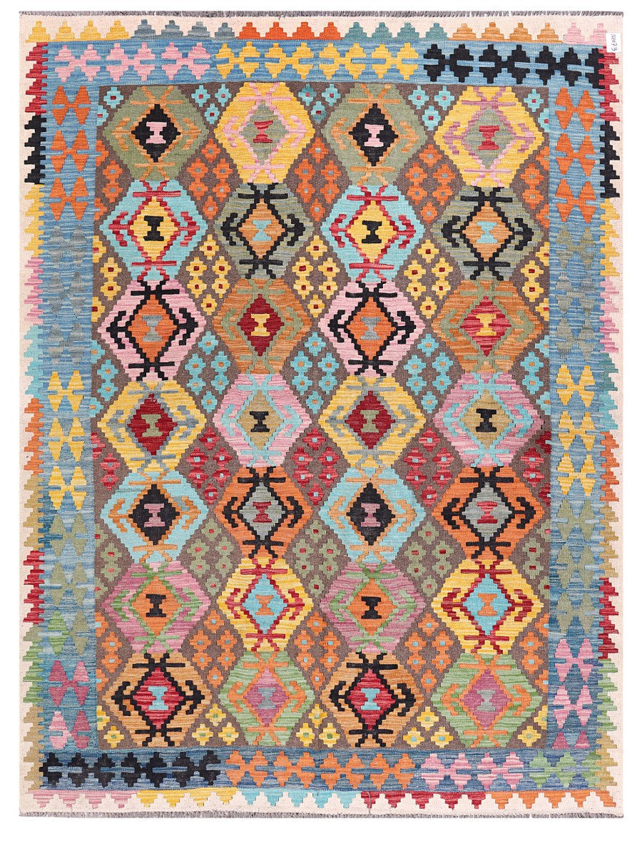 Maimana Afghanistan Kilim Rug - 250 x191 cm - Handmade