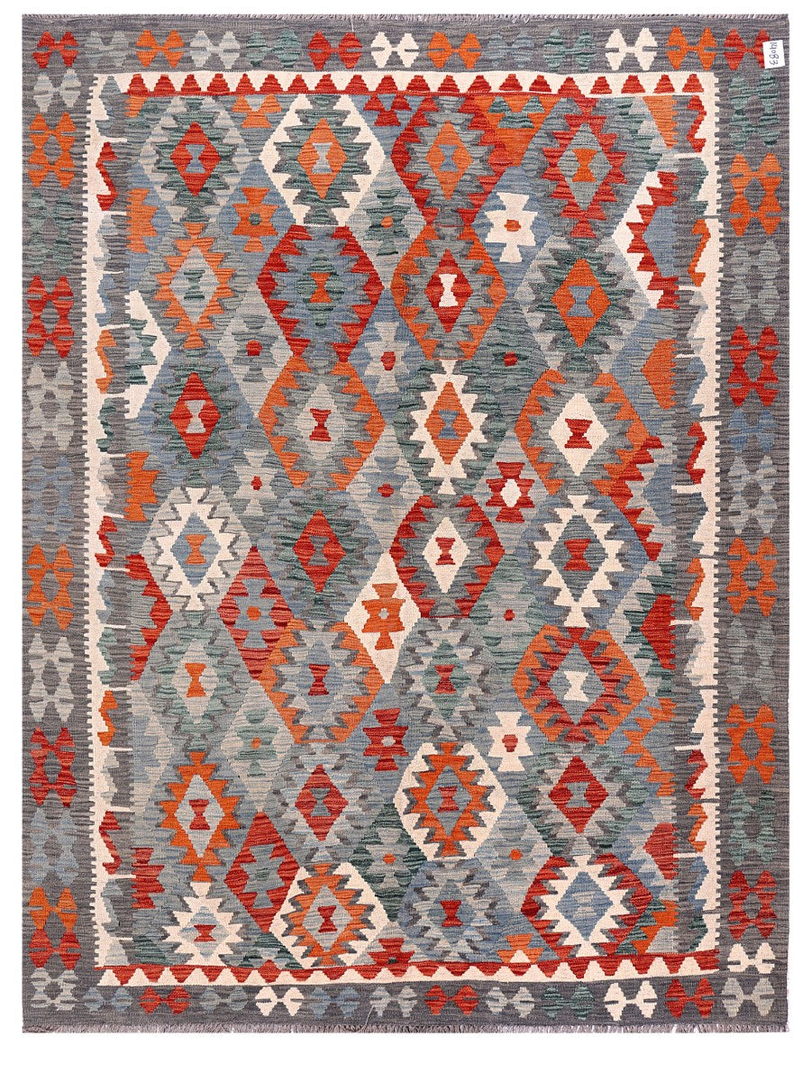 Maimana Afghanistan Kilim Rug - 249 x192 cm - Handmade