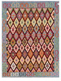 Maimana Afghanistan Kilim Rug - 239 x183 cm - Handmade