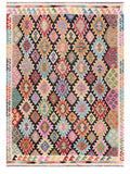 Maimana Afghanistan Kilim Rug - 243 x178 cm - Handmade
