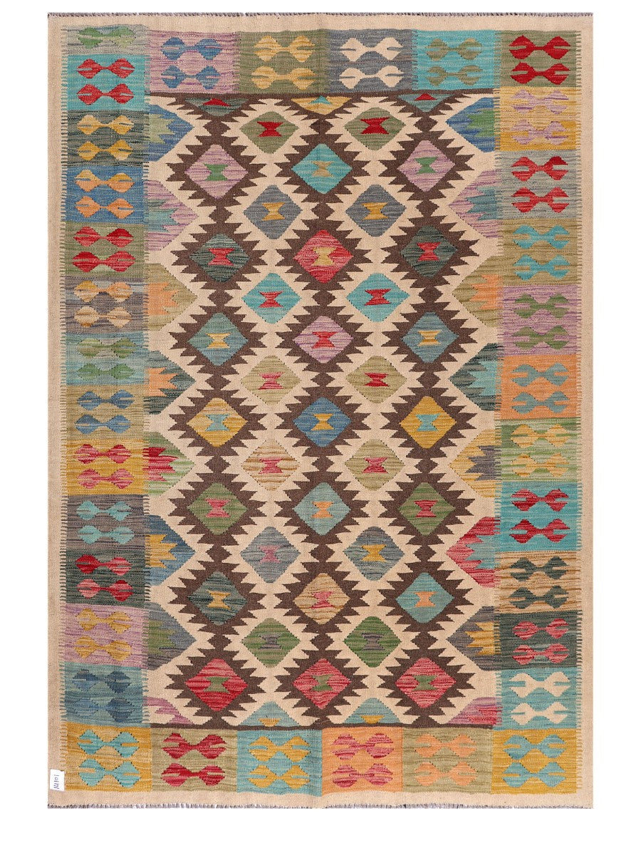 Maimana Afghanistan Kilim Rug - 250 x175 cm - Handmade