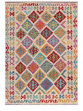 Maimana Afghanistan Kilim Rug - 240 x174 cm - Handmade