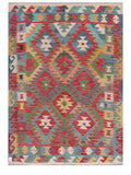 Maimana Afghanistan Kilim Rug - 241 x174 cm - Handmade