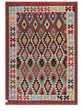 Maimana Afghanistan Kilim Rug - 246 x177 cm - Handmade