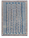 Maimana Afghanistan Kilim Rug - 251 x184 cm - Handmade