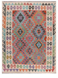 Maimana Afghanistan Kilim Rug - 207 x163 cm - Handmade