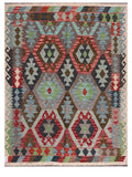 Maimana Afghanistan Kilim Rug - 198 x155 cm - Handmade
