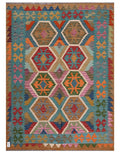 Maimana Afghanistan Kilim Rug - 197 x148 cm - Handmade