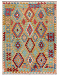 Maimana Afghanistan Kilim Rug - 199 x154 cm - Handmade