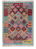 Maimana Afghanistan Kilim Rug - 196 x144 cm - Handmade