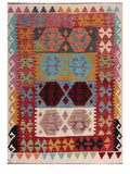 Maimana Afghanistan Kilim Rug - 192 x142 cm - Handmade