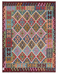 Maimana Afghanistan Kilim Rug - 199 x152 cm - Handmade