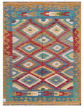 Maimana Afghanistan Kilim Rug - 196 x152 cm - Handmade