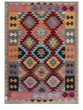 Maimana Afghanistan Kilim Rug - 202 x149 cm - Handmade