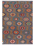 Maimana Afghanistan Kilim Rug - 209 x151 cm - Handmade