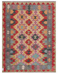 Maimana Afghanistan Kilim Rug - 192 x148 cm - Handmade