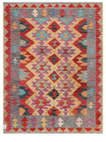 Maimana Afghanistan Kilim Rug - 189 x148 cm - Handmade