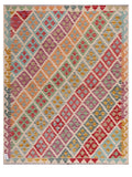 Maimana Afghanistan Kilim Rug - 189 x154 cm - Handmade
