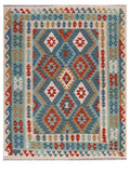Maimana Afghanistan Kilim Rug - 202 x164 cm - Handmade