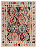 Maimana Afghanistan Kilim Rug - 193 x151 cm - Handmade