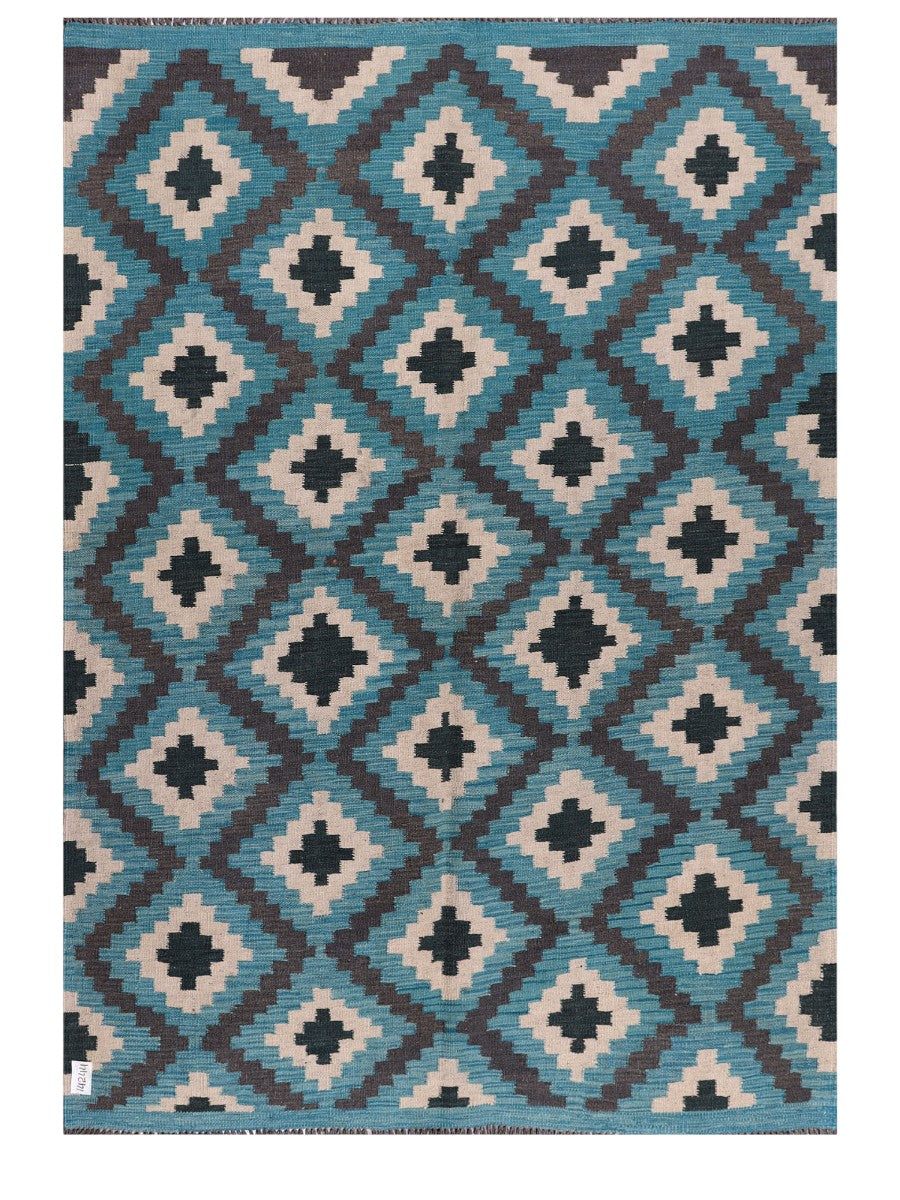 Maimana Afghanistan Kilim Rug - 208 x149 cm - Handmade